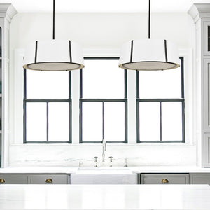Fulton 6 Light Matte Black Chandelier
