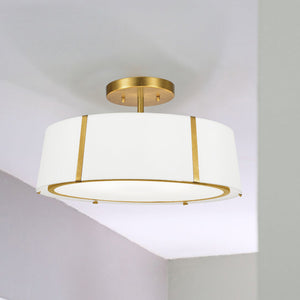 Fulton 6 Light Gold Ceiling Mount