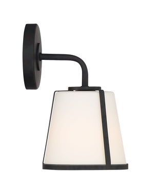 Fulton 1 Light Black Wall Mount