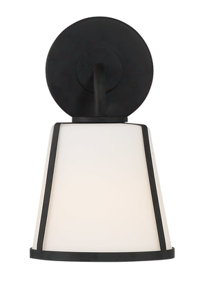 Fulton 1 Light Black Wall Mount