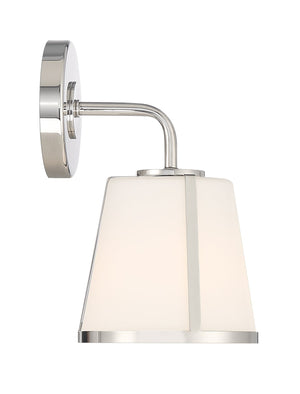 Fulton 1 Light Polished Nickel Wall Mount