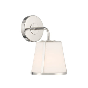 Fulton 1 Light Polished Nickel Wall Mount