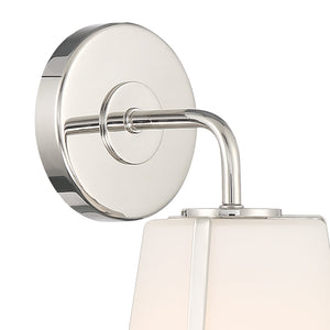 Fulton 1 Light Polished Nickel Wall Mount