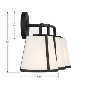 Fulton 3 Light Black Bathroom Vanity