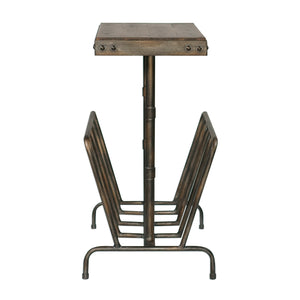 Sonora Industrial Magazine Accent Table