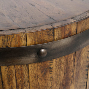 Ceylon Wine Barrel Side Table