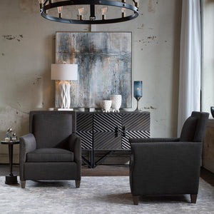 Darick Charcoal Armchair