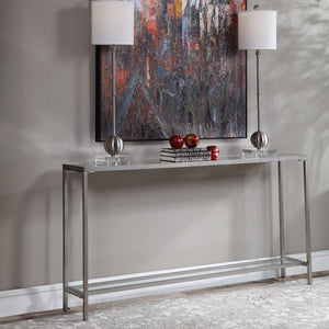 Hayley Silver Console Table