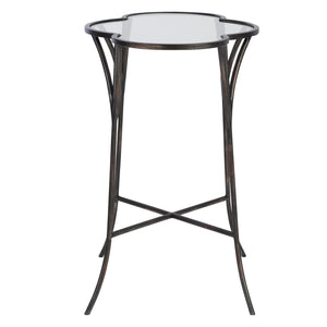 Adhira Glass Accent Table