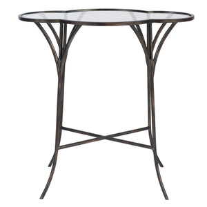 Adhira Glass Accent Table