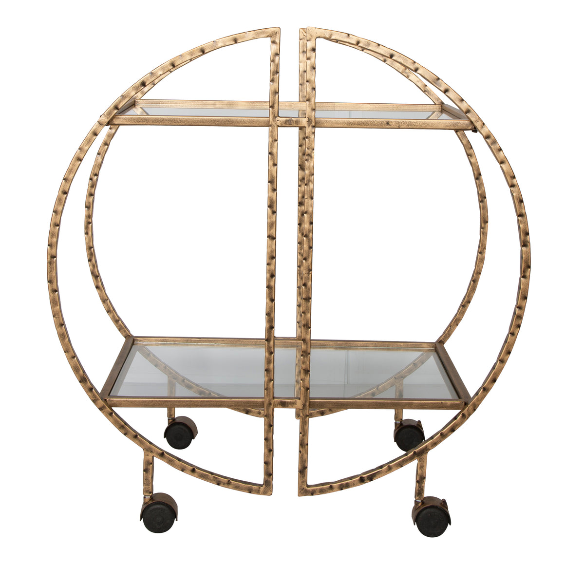 Zelina Gold Bar Cart