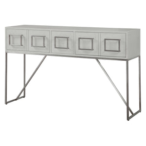 Abaya White Console Table