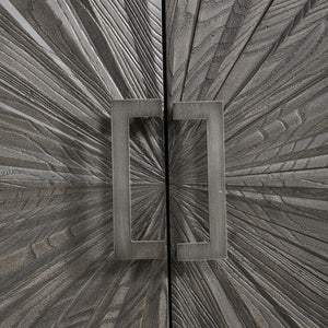Shield Gray Oak 2 Door Cabinet