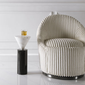 Top Hat Marble Drink Table