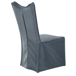 Delroy Armless Chair, Gray, Set Of 2