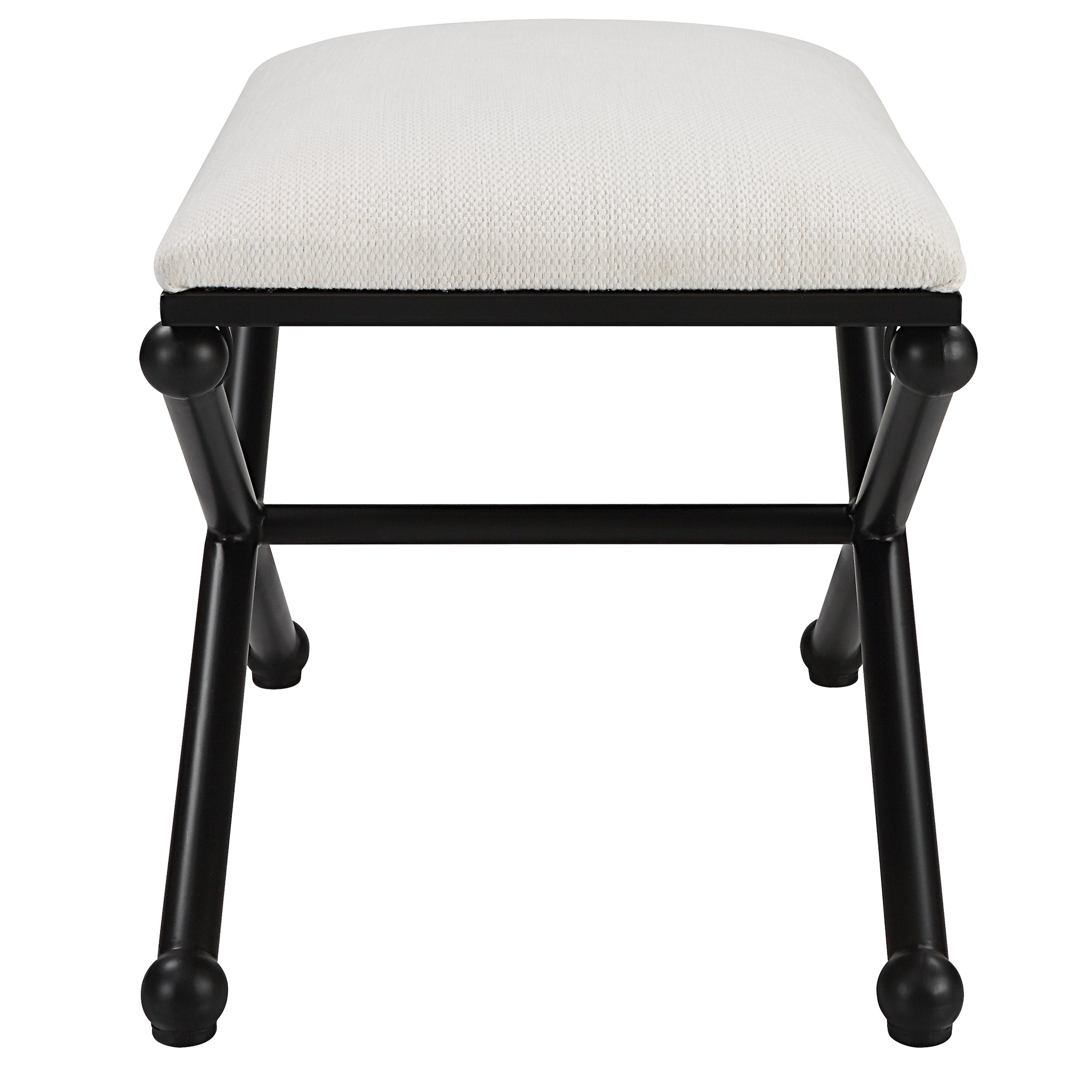 Andrews White Small Bench