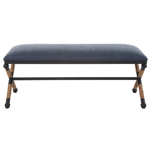 Firth Rustic Navy Bench