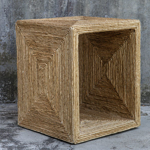 Rora Coastal Woven Side Table