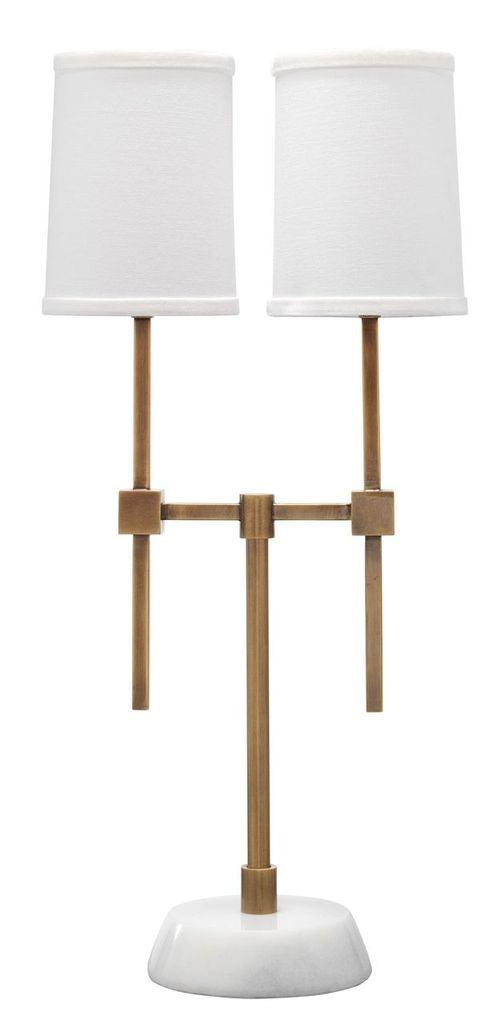 Minerva Twin Shade Console Lamp