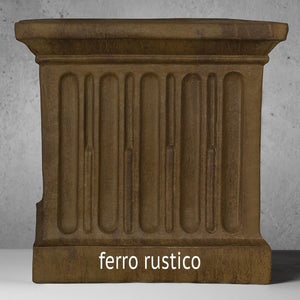 Rectangular Column Fountain - Greystone (Additional Patinas Available)