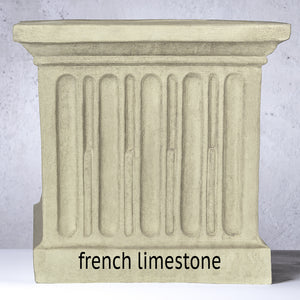 Extra Large Cast Stone Low Tribeca Planter - Greystone (Additional Patinas Available)