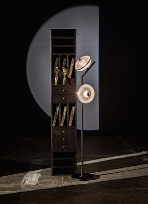 Tubula Bookcase - Ebony Walnut