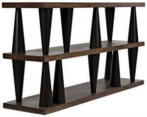 Mood Console - Ebony and Dark Walnut