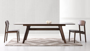 Currant 72 - 92" Extendable Dining Table, Black Walnut