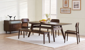 Currant 72 - 92" Extendable Dining Table, Black Walnut
