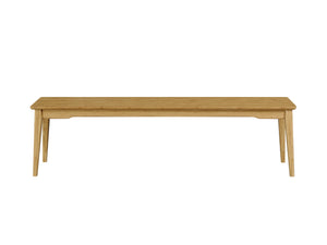 Currant Long Bench, Caramelized