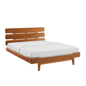 Currant Queen Platform Bed, Amber