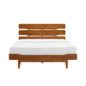 Currant Queen Platform Bed, Amber
