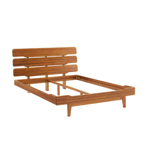 Currant Queen Platform Bed, Amber