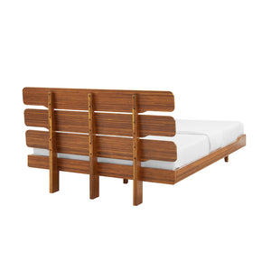 Currant Queen Platform Bed, Amber