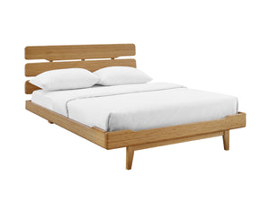 Currant California King Platform Bed, Caramelized