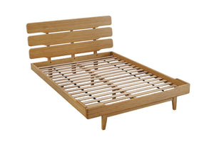 Currant California King Platform Bed, Caramelized