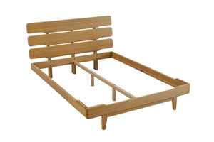Currant California King Platform Bed, Caramelized