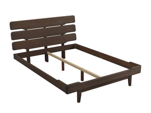 Currant California King Platform Bed, Oiled Walnut