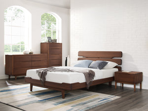 Currant Nightstand, Oiled Walnut