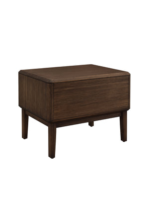 Currant Nightstand, Oiled Walnut