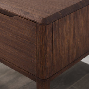 Currant Nightstand, Oiled Walnut