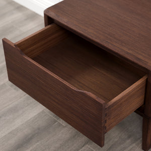 Currant Nightstand, Oiled Walnut