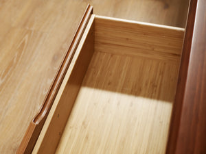 Currant Six Drawer Double Dresser, Amber