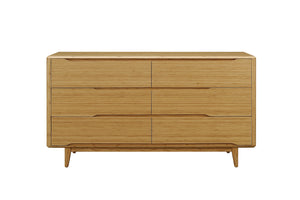 Currant Six Drawer Double Dresser, Caramelized