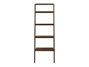 Currant Leaning Bookshelf, Black Walnut