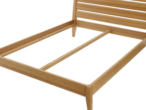 Sienna Eastern King Platform Bed, Caramelized