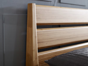 Sienna Eastern King Platform Bed, Caramelized