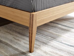Sienna Eastern King Platform Bed, Caramelized