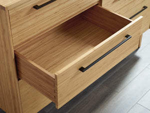 Sienna Six Drawer Double Dresser, Caramelized