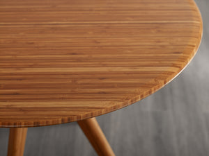 Sitka 36" Round Dining Table, Amber